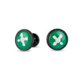 Hormesis Jewel Plug - Green with White Crux (Black)