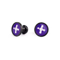 Hormesis Jewel Plug - Purple with White Crux (Black)