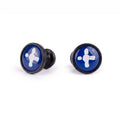Hormesis Jewel Plug - Blue with White Crux (Black)