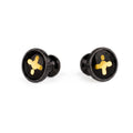 Hormesis Jewel Plug - Black with Gold Crux (Black)