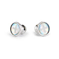 Hormesis Jewel Plug - Pearl with White Crux (Silver)