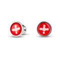 Hormesis Jewel Plug - Red with White Crux (Silver)