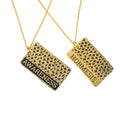 Dog Tags - Gold Awareness