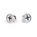 Hormesis Jewel Plug - Pearl with Black Crux (Silver)