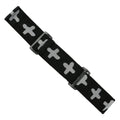 Black Woven Goggle Strap (Grey Crux)