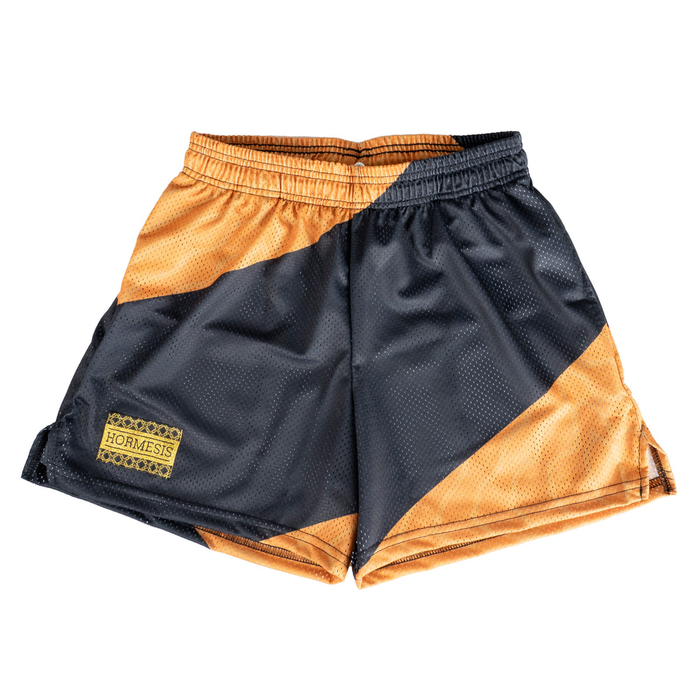 Baller Shorts - Orange Waves