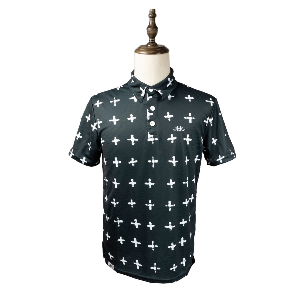 Golf Shirt (Full Black Crux Details)