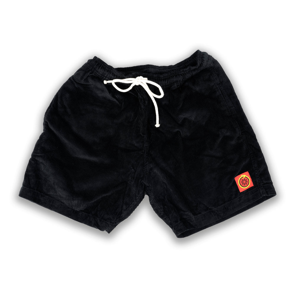 Woodstock Corduroy Shorts (Ebony)