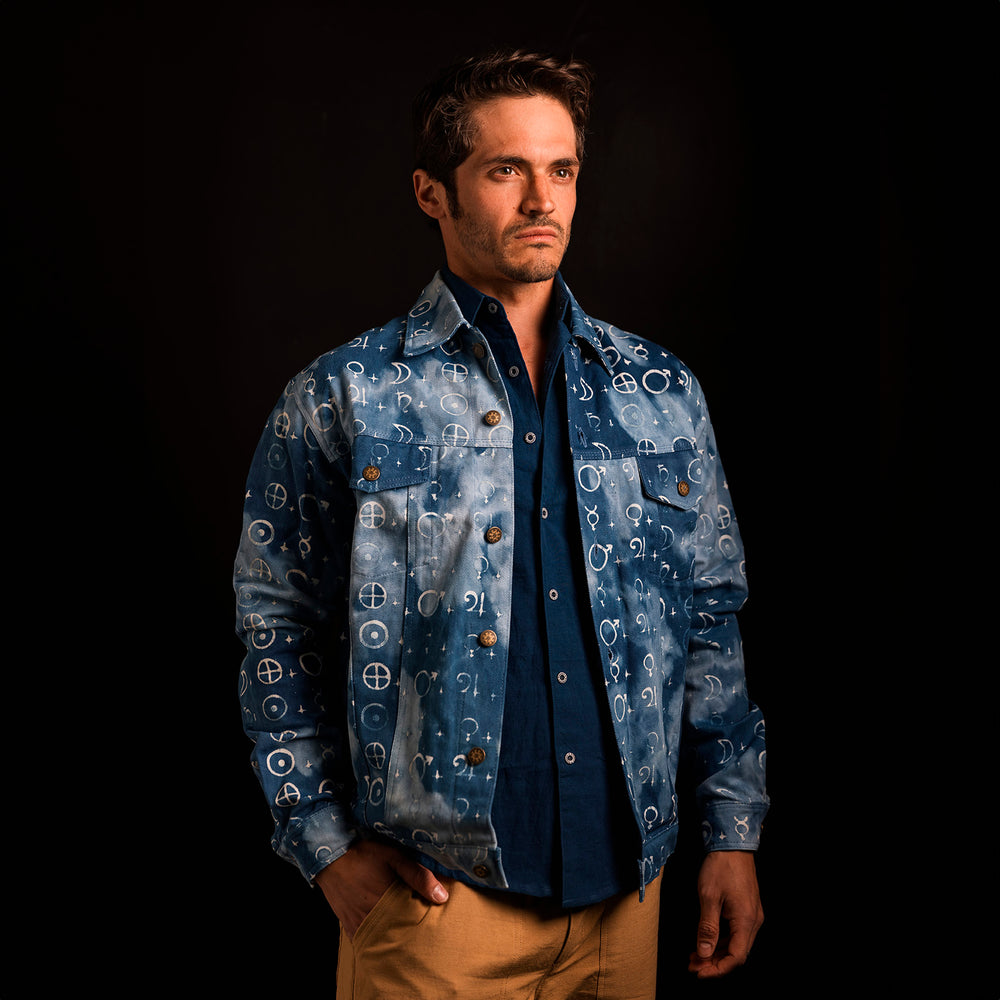 Blue Cosmos Mens Denim Jacket