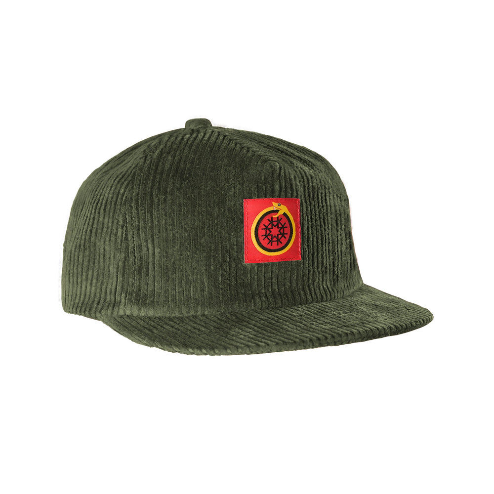 Corduroy Hat - Forrest green