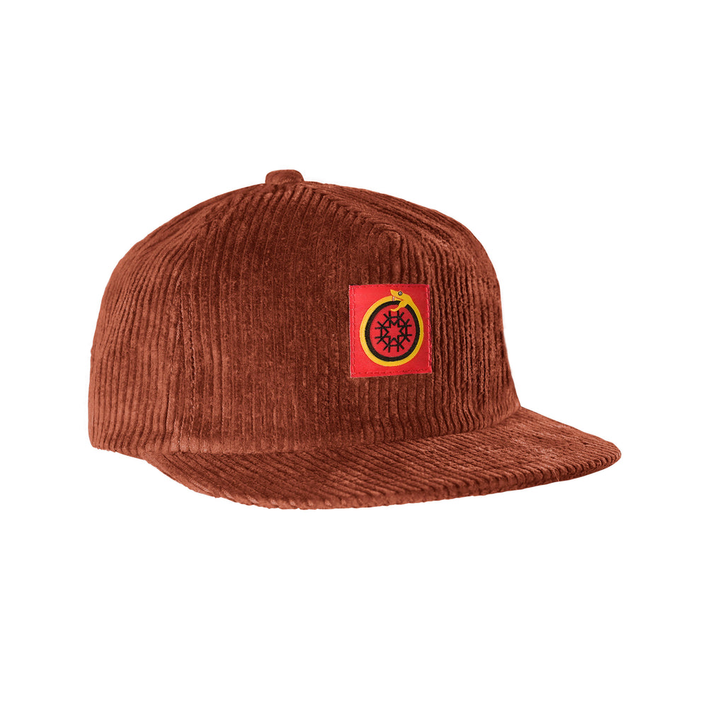 Corduroy Hat - Iron oxide red