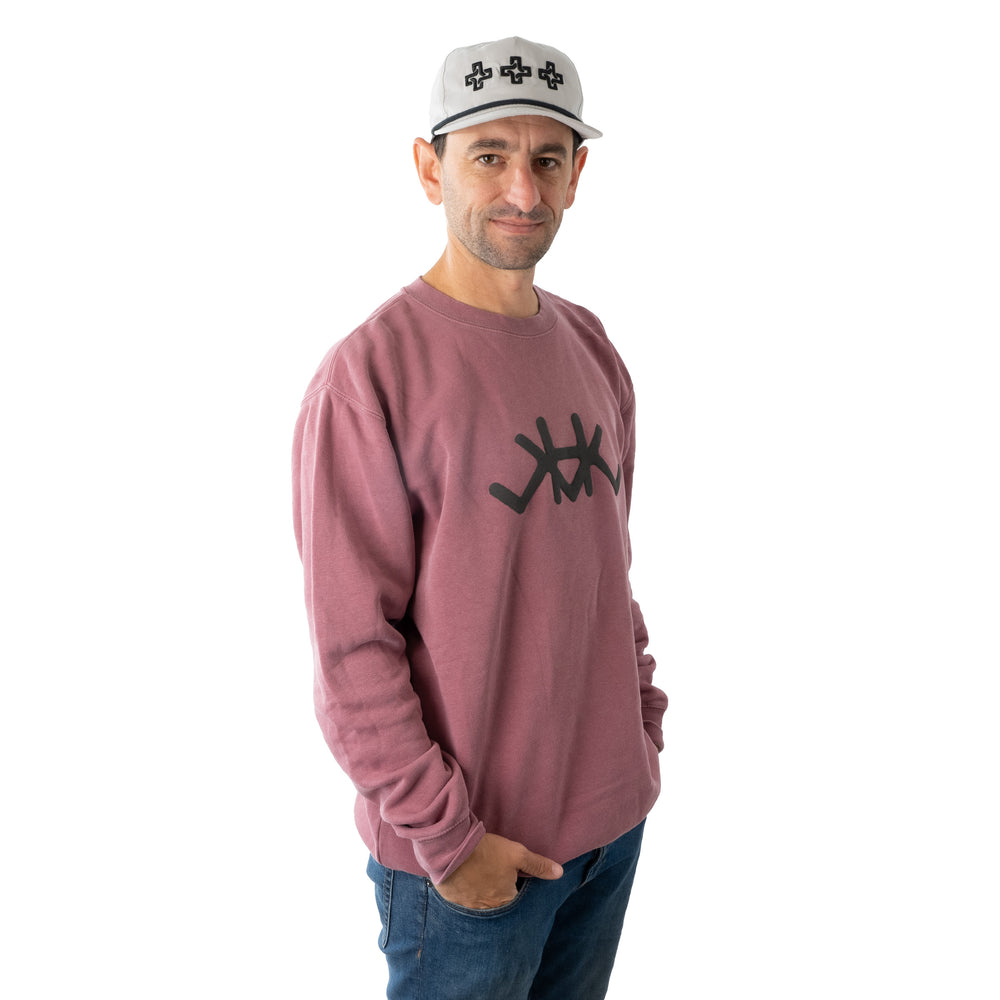 Crew Neck Sweatshirt (Faded rose)