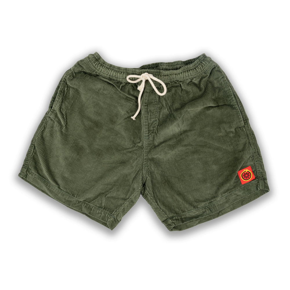 Woodstock Corduroy Shorts (Evergreen)