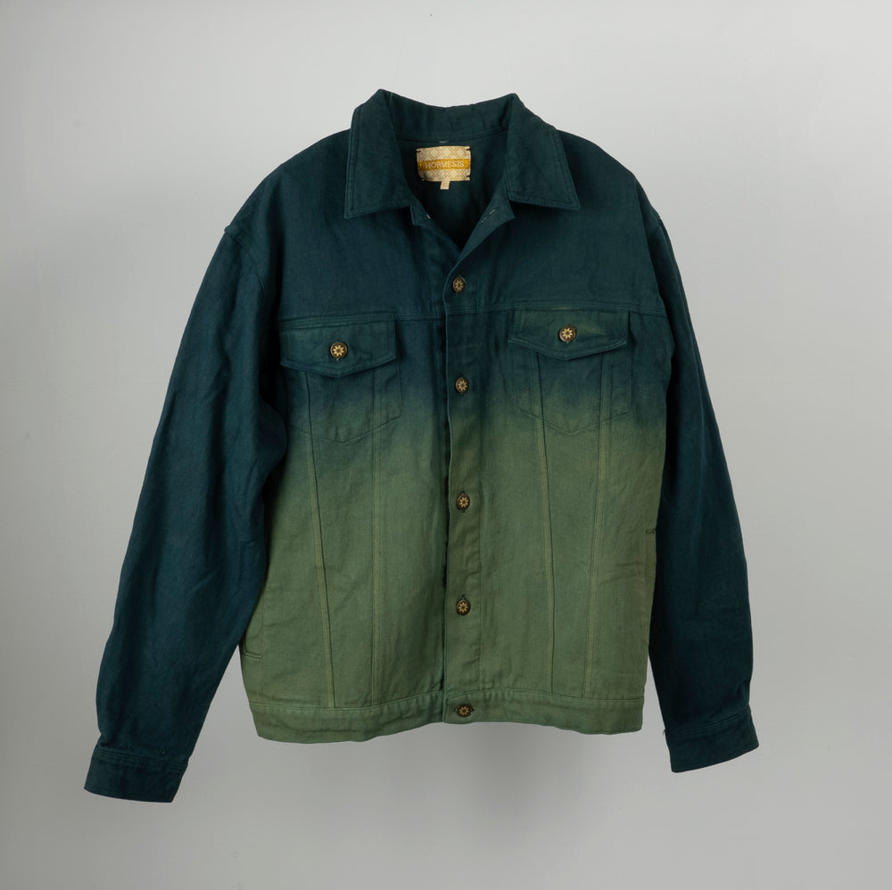 Forest Gradient Mens Denim Jacket