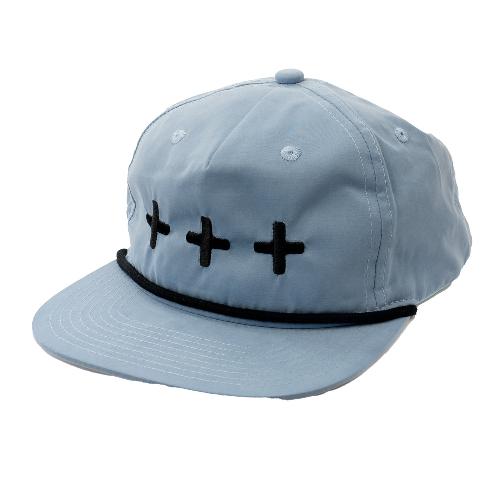 Tripple Crux Hat (baby blue/black)