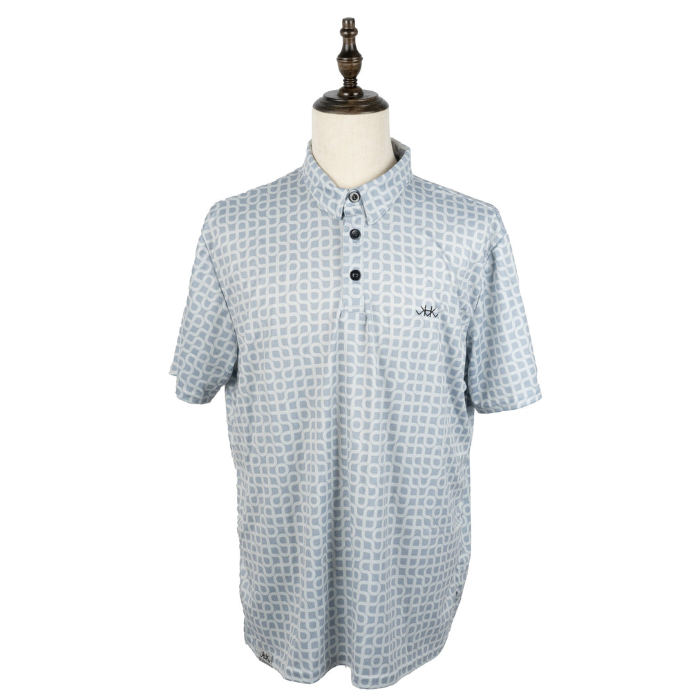 Golf Shirt (Light Gray Maze)