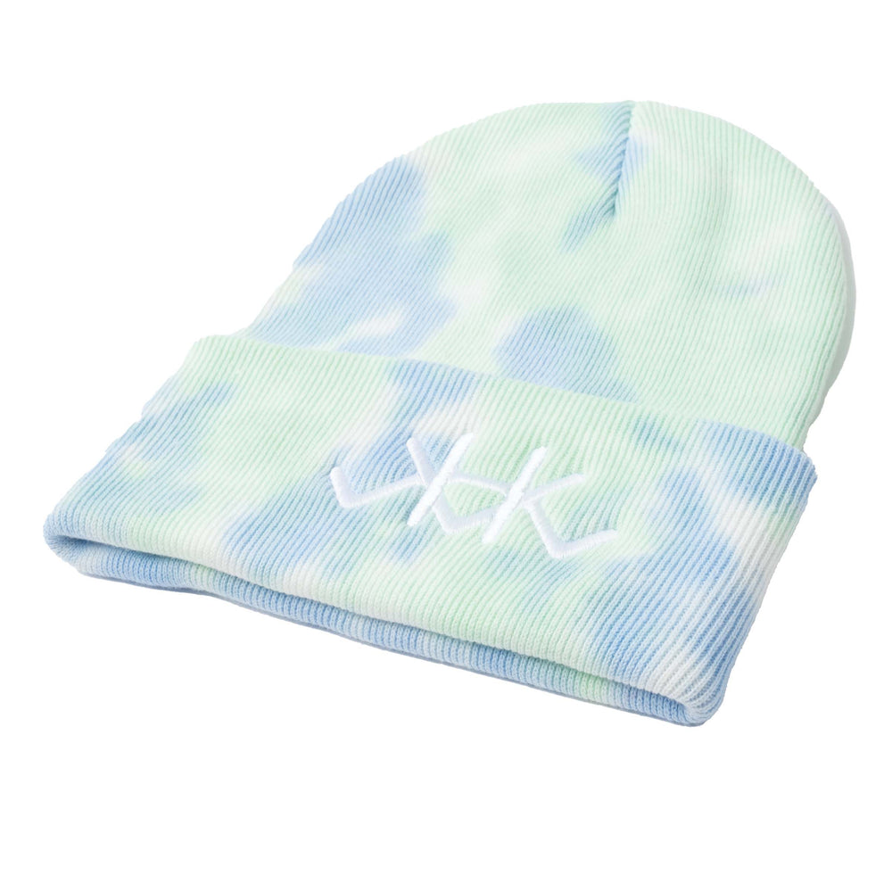 Light Tie Dye H Cuffed Beanie