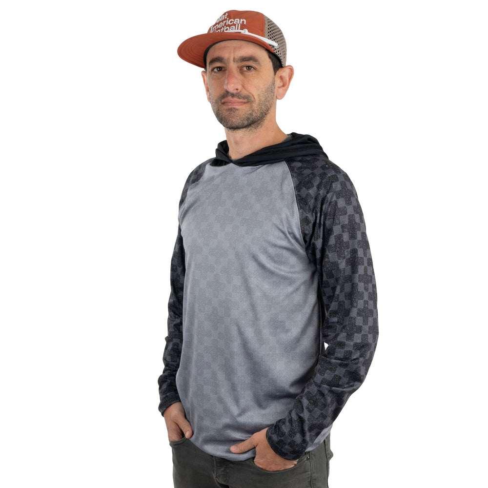 Elements UV Hoody - Gray Scribble Crux