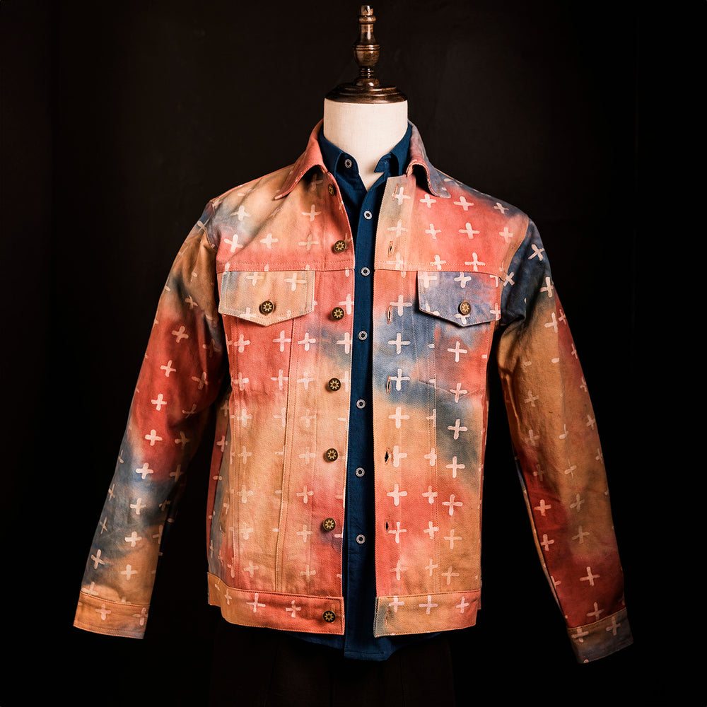 Rainbow Crux Mens Denim Jacket