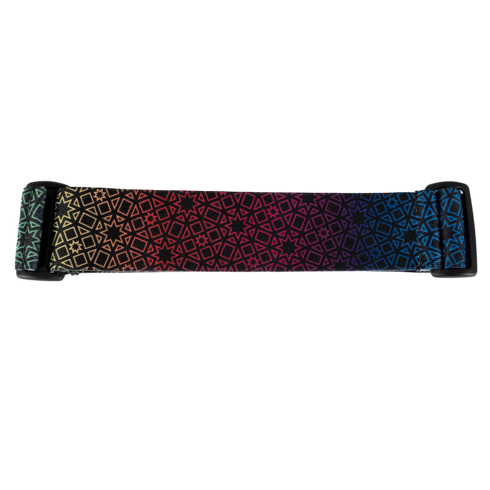 Rainbow Stars Sublimated Goggle Strap