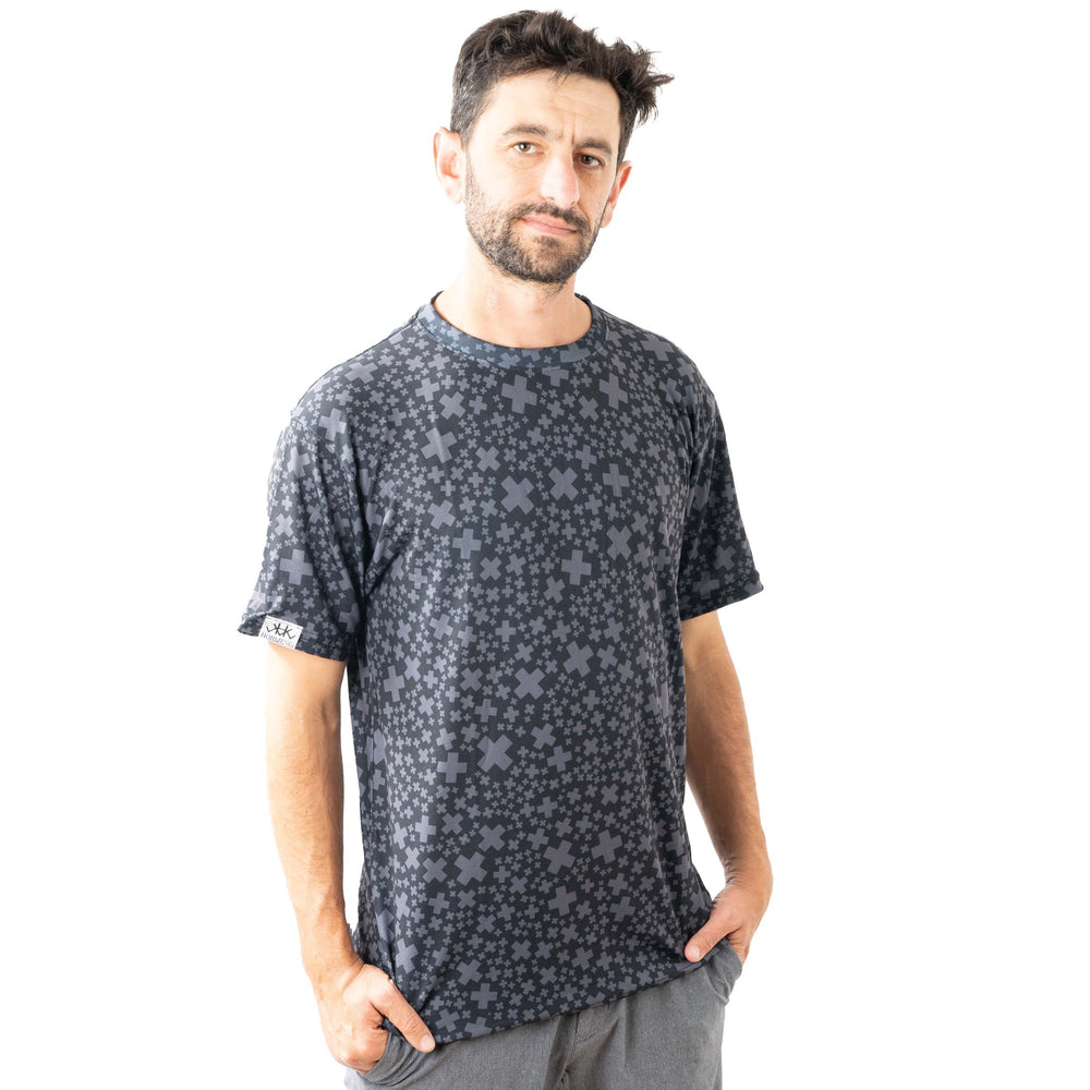 Scattered Crux Gray Dry Fit Tee