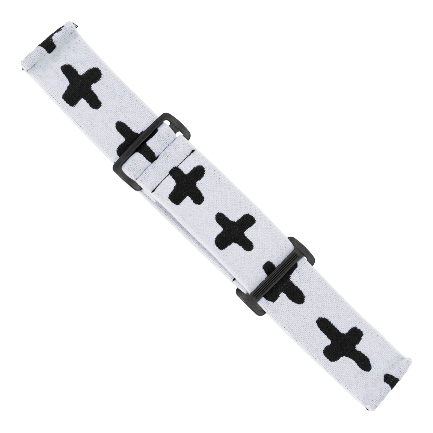 White Woven Goggle Strap (Black Crux) – Hormesispaintball