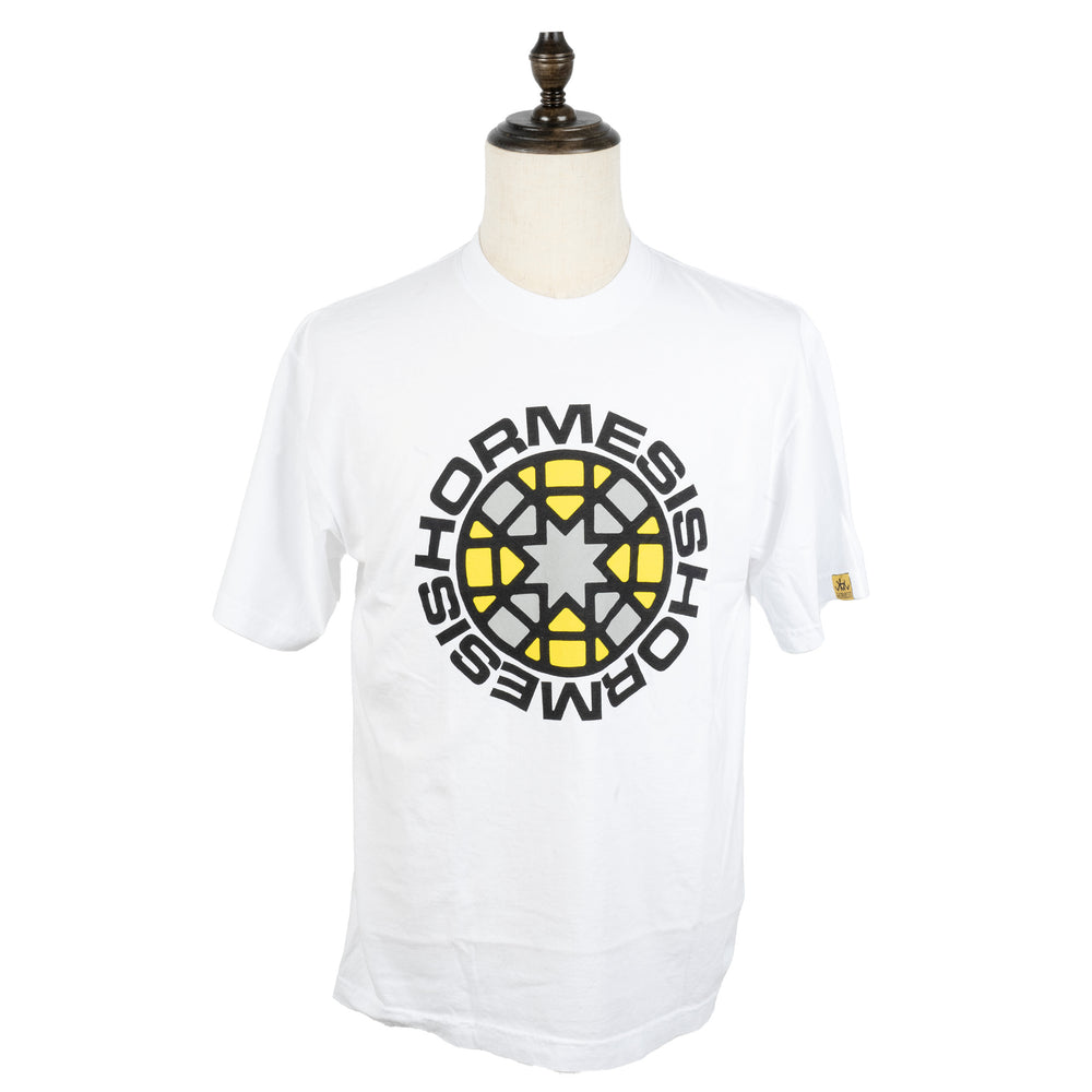 White Wheel 100% Cotton Tee