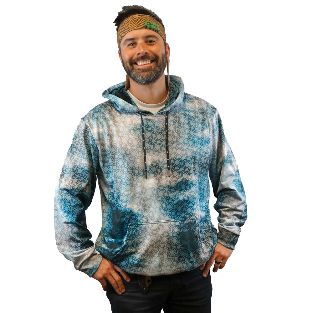 Teal Prism Sublimated Hoody