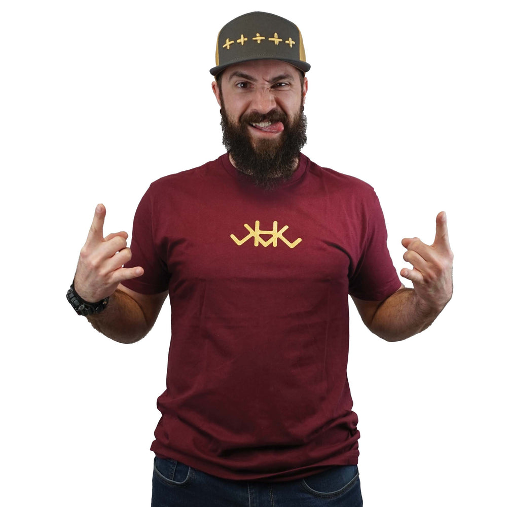 Burgundy Snake Shrine 100% Cotton Tee