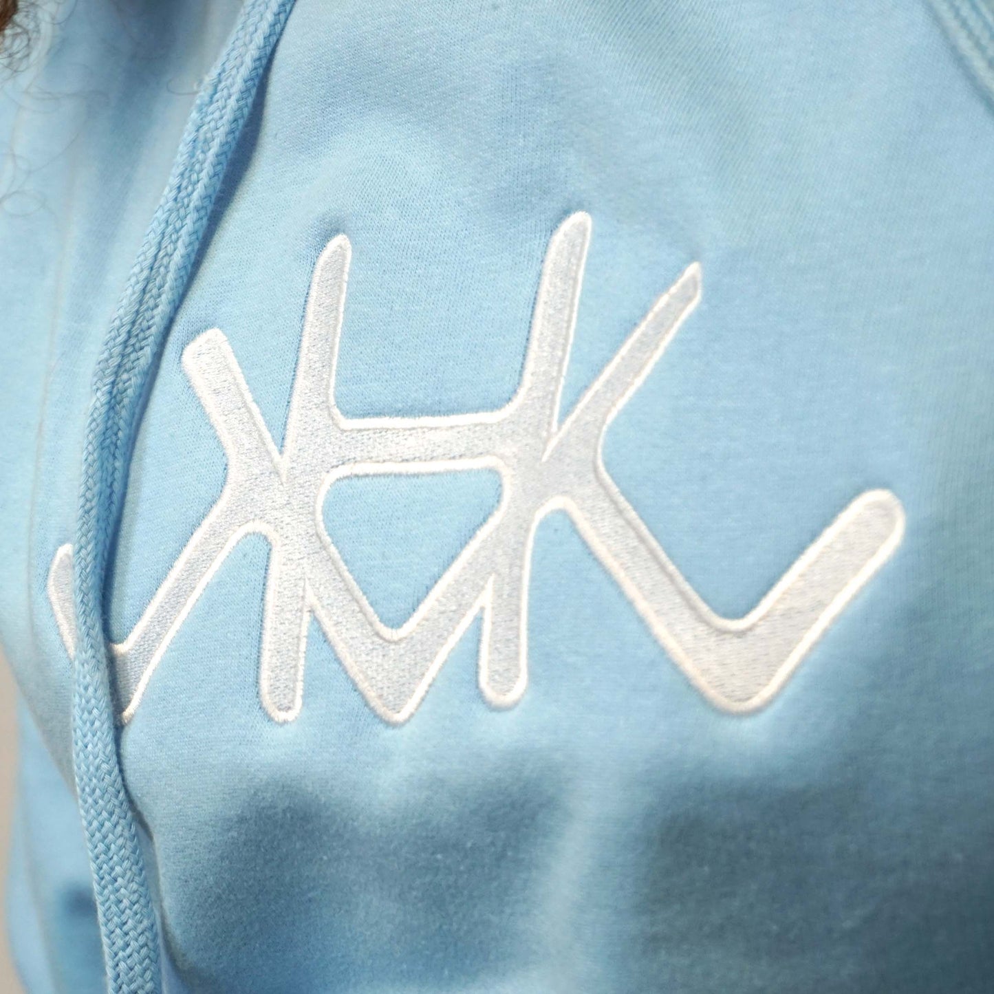 
                  
                    Powder Blue Embroidered Hoody
                  
                