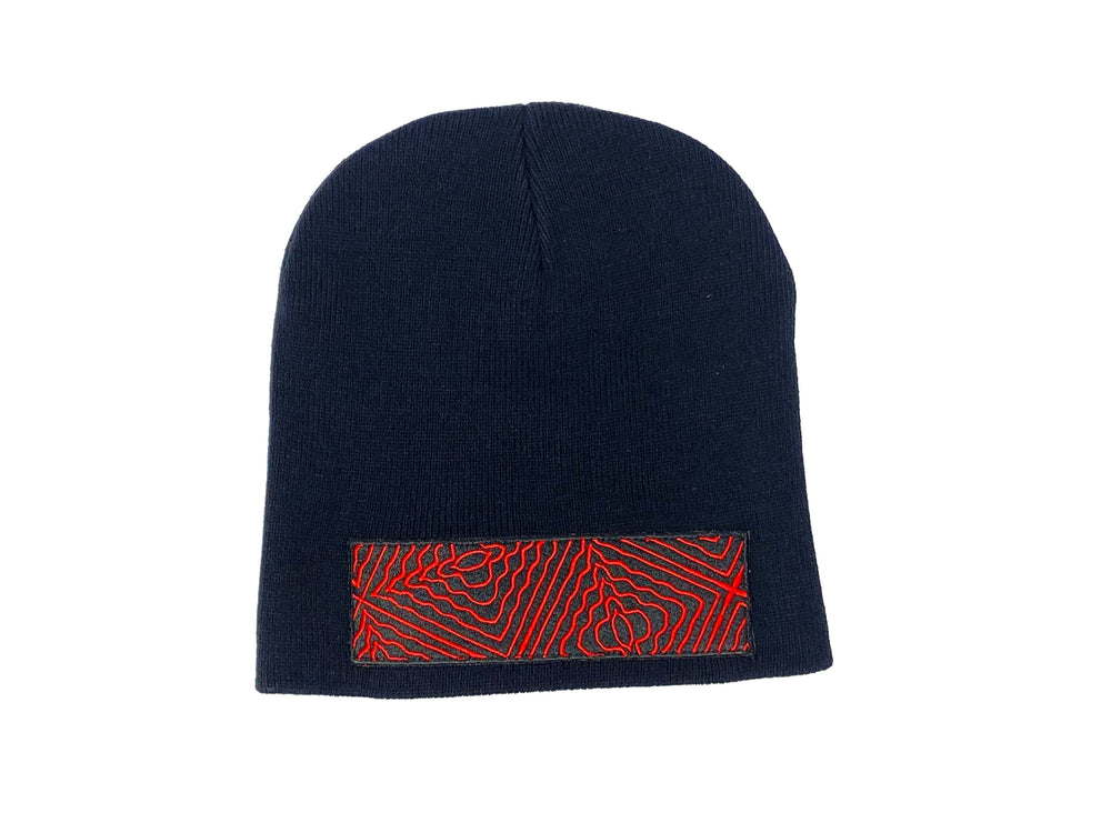 Waves Beanie Red